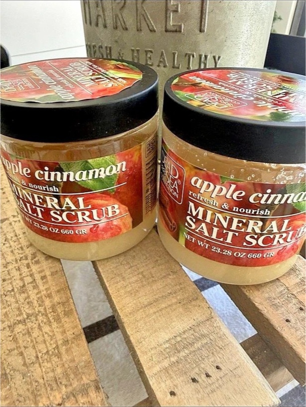 Dead Sea Collection Apple Cinnamon Mineral Salt Scrub (2)